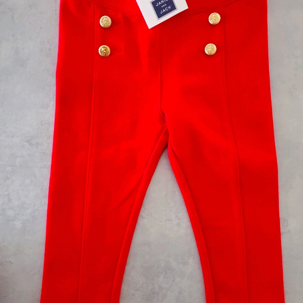 Red Girls Pants Janie + Jack